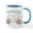 White/Blue Inside, variant on CafePress - Modern Rustic Chic Easter Bunnies Mugs - 11 oz Ceramic Mug - Novelty Coffee Tea Cup