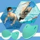 thumbnail image 5 of Natación de natación en forma de A kickboard flotante Tablero de entrenamiento para adultos Verde, 5 of 6
