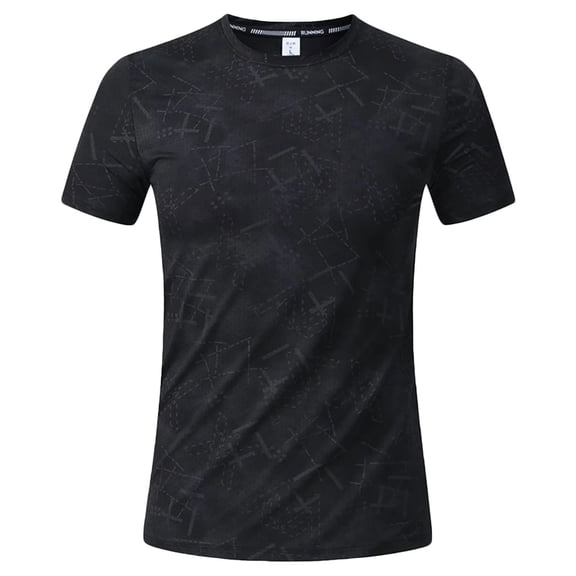 Xuniizn Mens T-Shirts Casual Lightweight Short Sleeve Workout Shirts Plus Size Quick Dry Running Hiking Basic Activewear Tops, M-3XL
