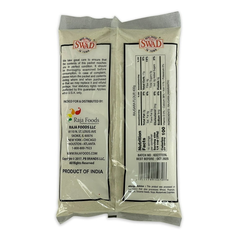 Swad Rajagra Flour - 400G (14Oz)