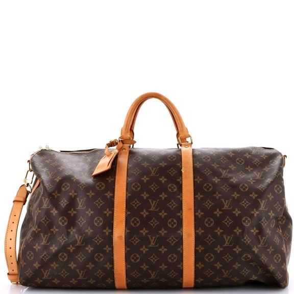 Pre-Owned Louis Vuitton Keepall Bandouliere Bag Monogram Canvas 60 By Rebag