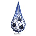 thumbnail image 3 of Bolsa de red de fútbol Nylon Fútbol Baloncesto Malla Voleibol Bolsa de transporte (Azul), 3 of 5