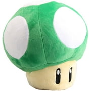 Mario Green Mushroom Plush Stuffed Toy 8"