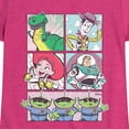 thumbnail image 3 of Toy Story 4 - Sunny Side Up Grid - Toddler & Youth Girls Short Sleeve Graphic T-Shirt, 3 of 5