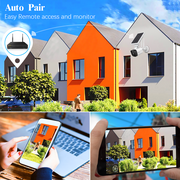 {100% Wire-Free Wireless Solar Cameras} 2-Way Audio PIR Detection Dual Antennas Outdoor Wireless Surveillance Camera System 1600P WiFi Battery Surveillance Video by OOSSXX