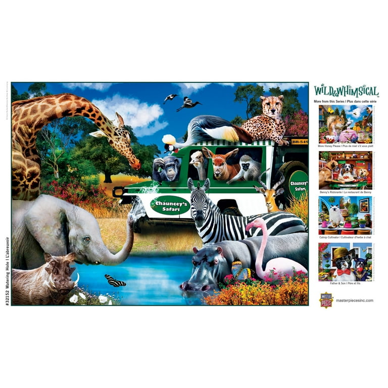 At the Watering Hole Puzzle - 300 piece At the Watering Hole Puzzle - 300 piece
