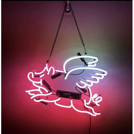 Queen Sense 14" Flying Pig Neon Sign Acrylic Man Cave Handmade Neon Light 114FPPWA