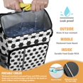 thumbnail image 2 of Travel Cooler Bag - Soccer Ball Pattern Camping Beer Cooler Backpack with Bottle Opener- Waterproof Insulated Picnic Backpacks - Cooler Bag for Beach, 2 of 6