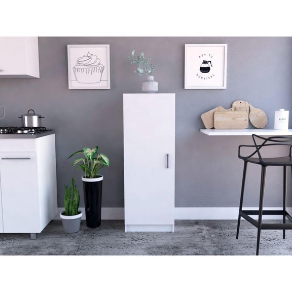 Alacena Belleria 1.2mts Blanco Madera Aglomerada Excelsior