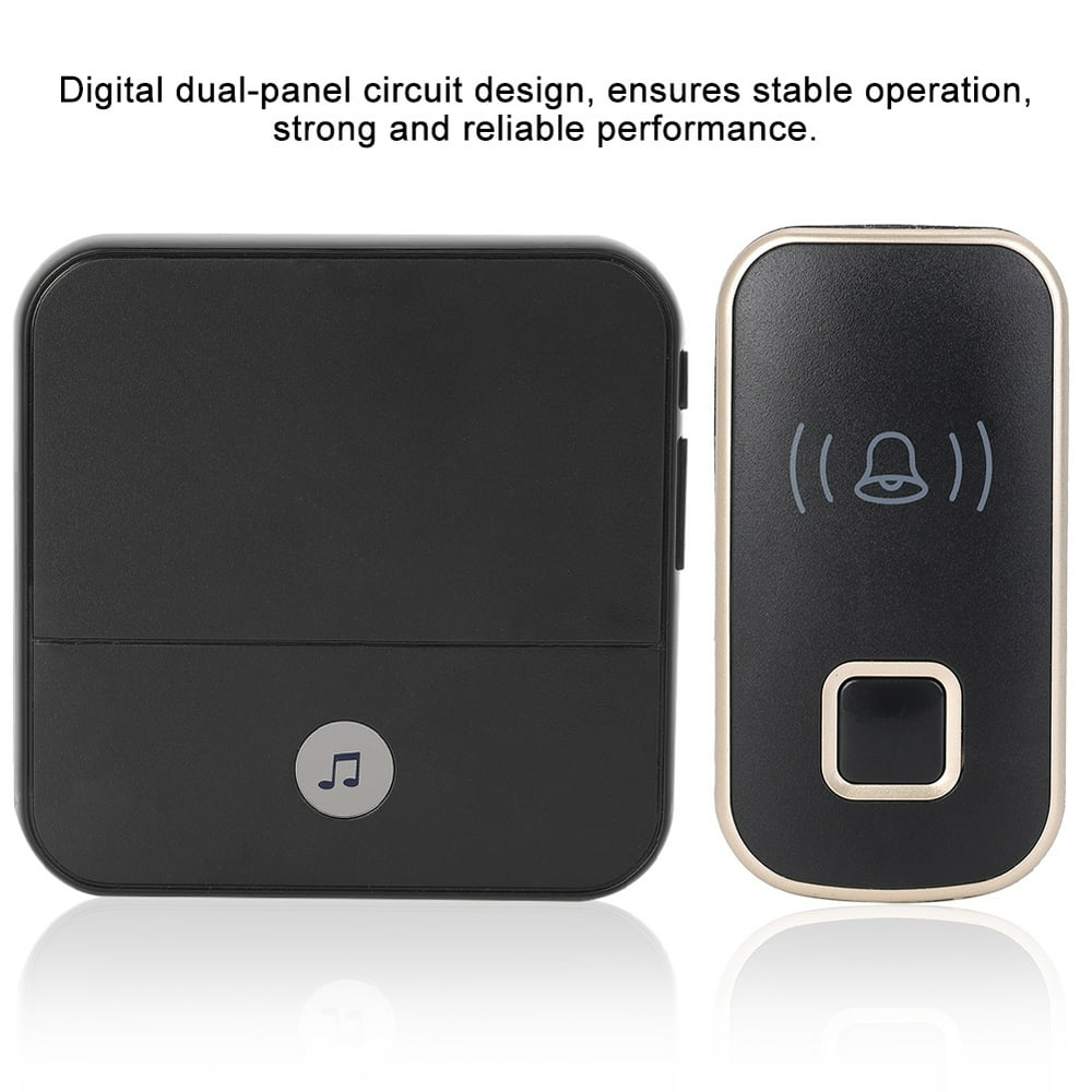 Mgaxyff 110db Wireless Chime Bell 300M Remote Doorbell Elderly Deaf Caller,WIFI