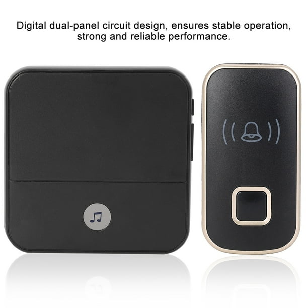 Mgaxyff 110db Wireless Chime Bell 300M Remote Doorbell Elderly Deaf