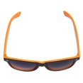 thumbnail image 5 of Retro Sunglasses - Two-tone Black Orange Frame / Smoke Lens, 5 of 6