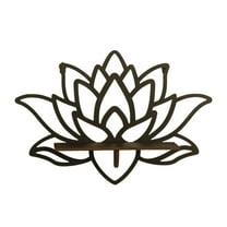 kowaku Shelves Wall Art Decor Decorative Wall Sign Floral Wooden Ornament Wall Shelves for Home Indoor Bedroom Living Room