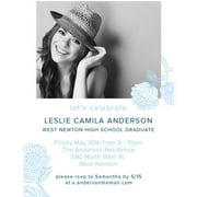 Embroidered Notice Graduation Invitation