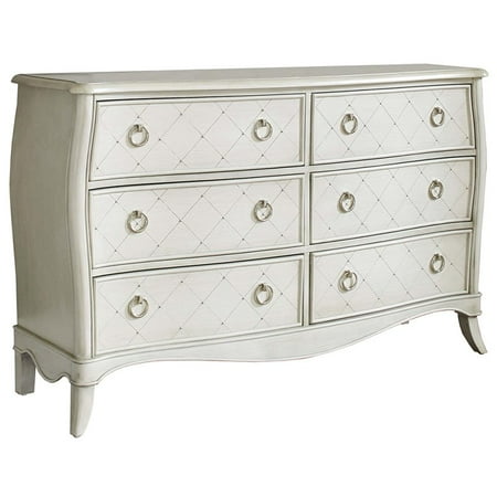 Ne Kids Angela 6 Drawer Bombe Dresser In Opal Gray Walmart Com