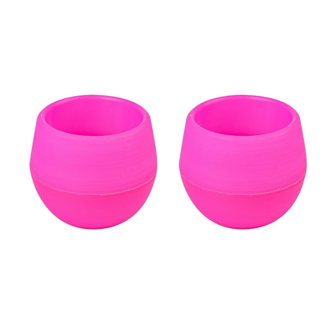 Mini Succulent Flower Pot Rainbow Stone Planter with Self Watering System for Indoor 2PCS