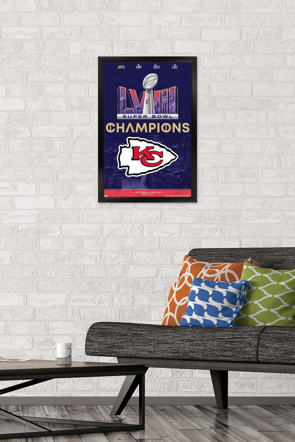 NFL Kansas City Chiefs - Logo de l'équipe du Super Bowl LVIII