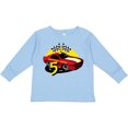 thumbnail image 3 of Inktastic Race Car 5th Birthday Boys Long Sleeve Toddler T-Shirt, 3 of 5
