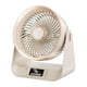 thumbnail image 1 of Ventilador de escritorio con temporizador, equipo de verano, cómodo circulador de aire con reducción de ruido. Blanco, 1 of 9
