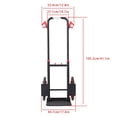 thumbnail image 2 of labwork Heavy Duty 440lb Stair Climbing Hand Truck Folding Dolly Cart with 6 Wheels Thickened Steel Frame and Telescoping Handle, 2 of 7