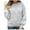 Gray, variant on IROINNID Pullover Sweater for Women Comfortable Dot Print Long Sleeve Pullover Round Neck Cute Warm Versatile Sweater,Black