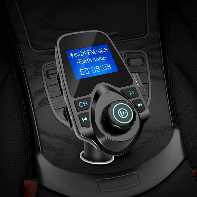 Mulanimo Bluetooth FM Transmitter for Car, FM Radio Adapter Music Player 