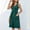 c01Green, variant on LNWUY Women Summer Dresses Solid Color Sleeveless Casual Loose Swing Button Down Midi Dress with Pockets Green S