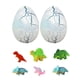 thumbnail image 2 of Juguetes de piscina, juguetes para bebés, juguetes para niños pequeños con olor - Caja de regalo gigante con dinosaurio que eclosiona - Dinosaurio inflable, juguetes para niños, huevo sorpresa de dino, 2 of 9