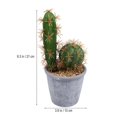 thumbnail image 2 of Simulation Tropical Plants Creative Artificial Cactus Fake Potted Bonsai Decor for Home Office (Pot Included) (Saguaro Cactus), 2 of 2
