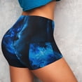 thumbnail image 5 of Yiaed Wolf Print Women's Athletic Shorts Running Shorts Sporty Short High Waisted Elastic Workout Shorts for Yoga Gym Running & Sports -Medium, 5 of 8