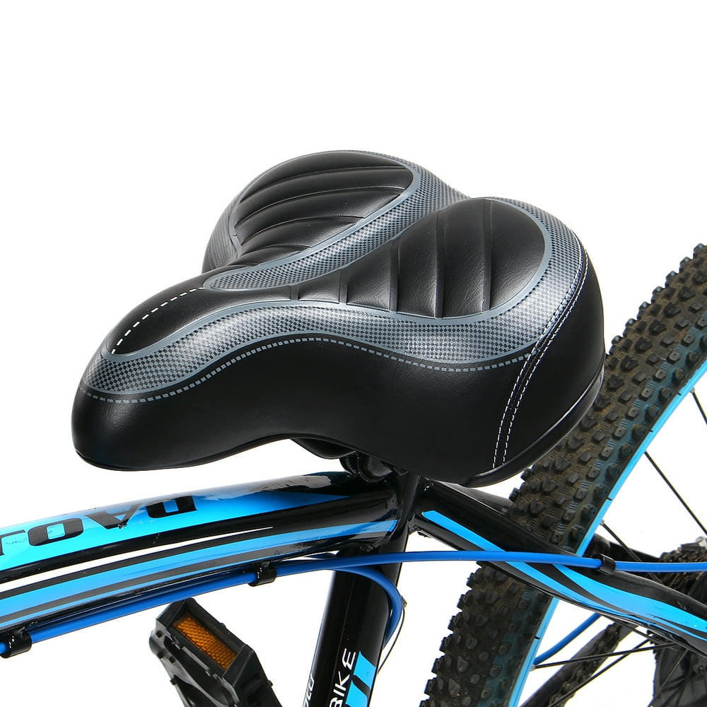 Breathable Bike Saddle Seat Cushion Wide Big Bum Sprung