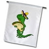 3drose Funny Cute Iguana Wearing Sombrero And Eating Taco Cartoon Garden Flag 12 By 18 Inch Walmart Com Walmart Com