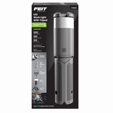 LED WRK LGT W/TRPD 1000L(Pack of 1)