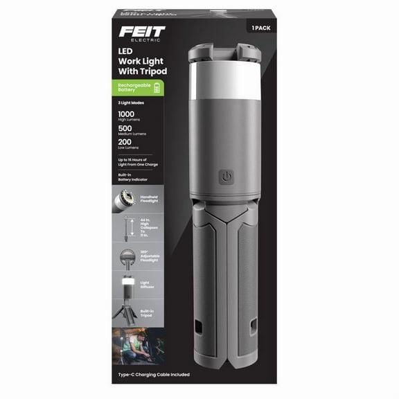 LED WRK LGT W/TRPD 1000L(Pack of 1)