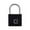 Black, variant on PRETXORVE Padlock Fingerprint Digital Lock Portable Security For Cabinet Gym Door Luggage Suitcase Lockers Backpack