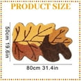 thumbnail image 5 of Fall Bathroom Rugs 24 Inch Absorbent Non-Slip Machine Washable Bath Mat with Maple Leaf Pattern, Autumn Themed Bathroom Decor for Shower And Bathroom Floor. Ciozy, 5 of 9