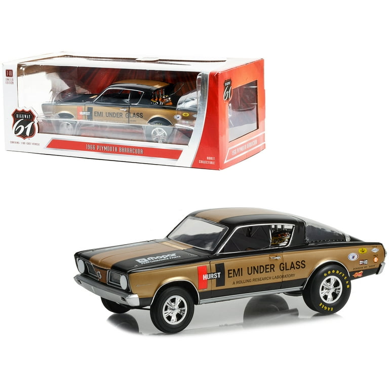1966 Plymouth Barracuda Black & Gold Hurst HEMI Under Glass: A
