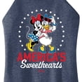 thumbnail image 3 of Disney - Americana - Americas Sweethearts - Juniors High Neck Tank Top, 3 of 5