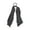 Black, variant on Motique Accessories Long Tail Ponytail Holders - Hair Tie with Brown Striped Cotton Tails