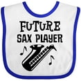 thumbnail image 3 of Inktastic Future Saxophone Player Sax Music Boys or Girls Baby Bib, 3 of 4