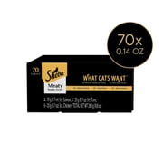 Sheba Meaty Tender Sticks with Chicken, Tuna Flavor, or Salmon Flavor Cat Treats, 0.14 oz, 40 Count
