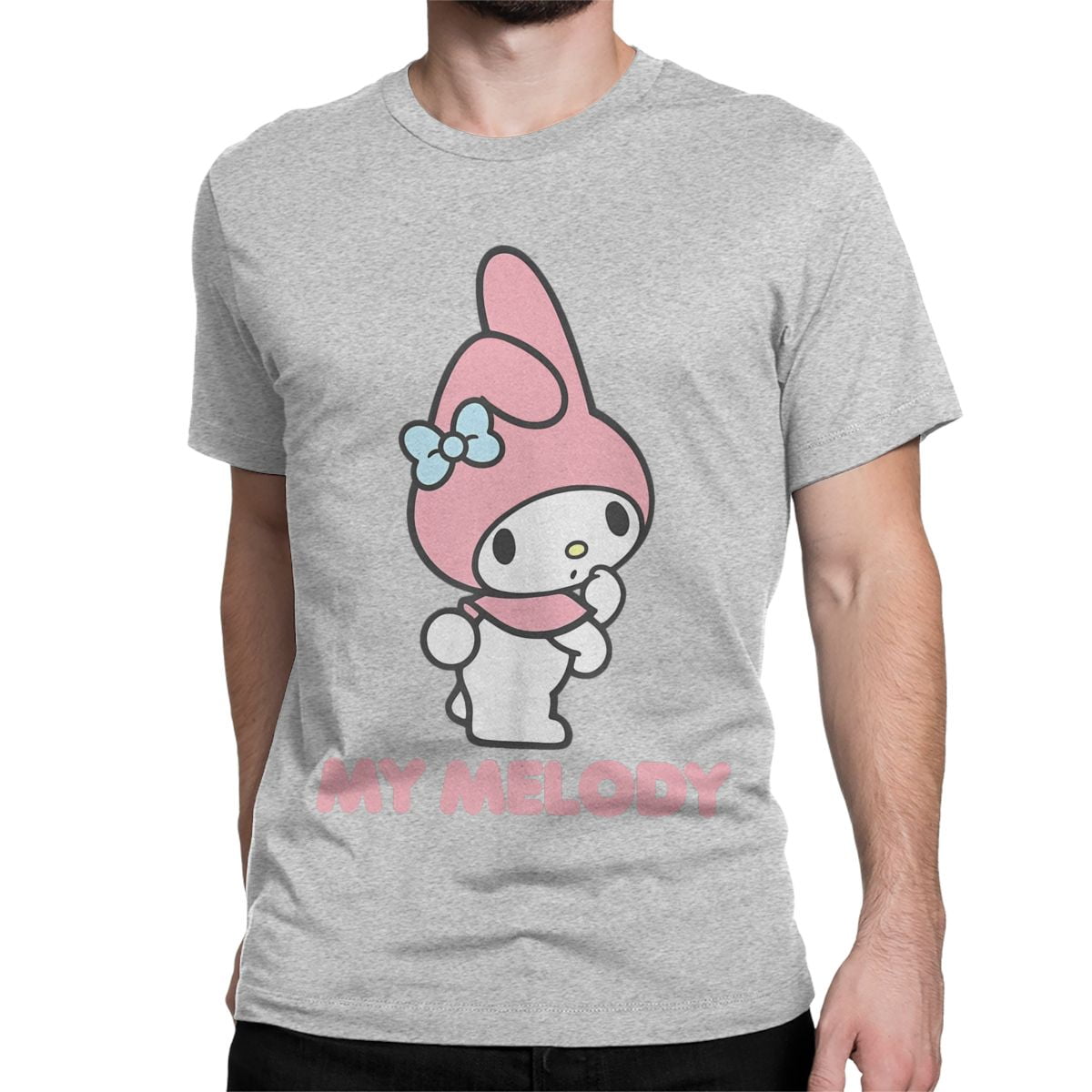 Men Women's T-Shirts My Melody Cartoon Creative Cotton Tees Short