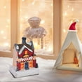 thumbnail image 5 of dajkiuy Christmas Village House Decor, Light up Resin Houses Christmas Houses Figurines for Christmas Garden Home Indoor Room Table Decor, 5 of 6