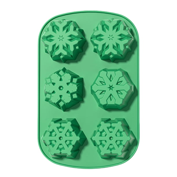 Molde Gomoso para Hornear DIY Silicona 3D Navidad Adornos Pasteles
