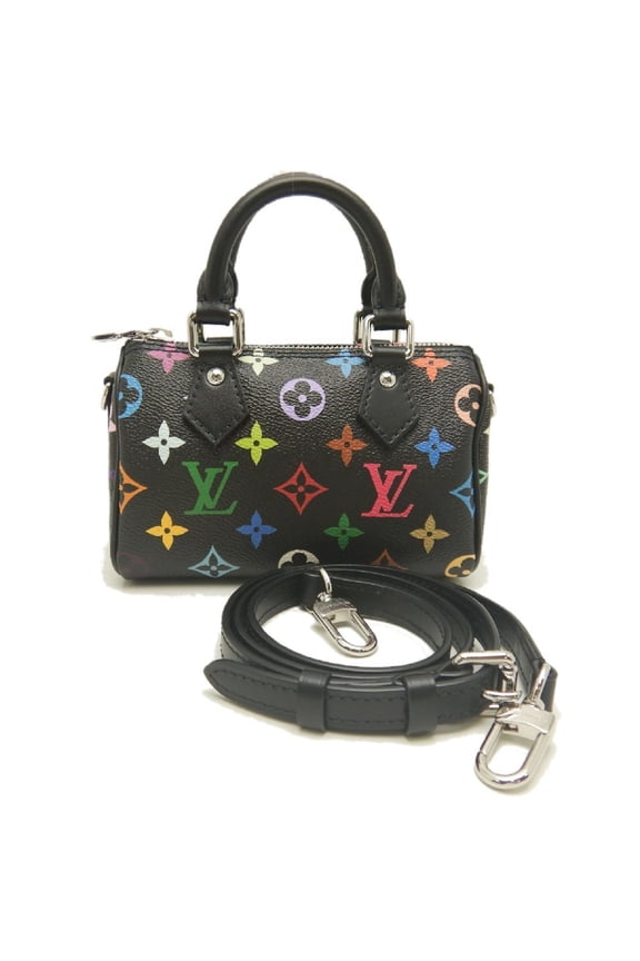 Pre-Owned LOUIS VUITTON Louis Vuitton Multi LVx Nano Speedy M13406 Handbag Noir Women's...