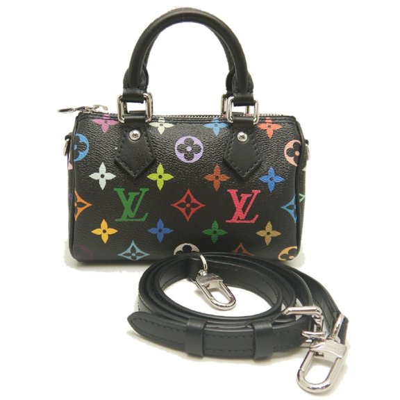 Pre-Owned LOUIS VUITTON Louis Vuitton Multi LVx Nano Speedy M13406 Handbag Noir Women's...