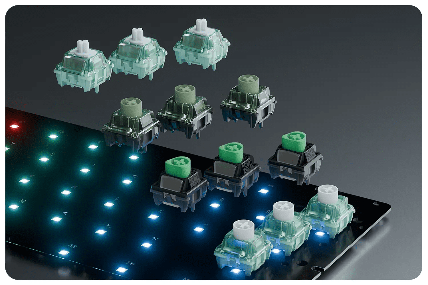 Gateron GT60 Lite He Magnetic Keyboard Pcb, 60% Layout 8K Polling Rate High Precision Rt Tech for Magnetic Gaming Keyboards