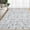 Beige, variant on Vintage Farmhouse Runner Rug 2x6 Washable Hallway Runner with Non Slip TPR Rubber Backing, Low Pile Thin & Soft Floral Trellis Pattern, Foldable Stain Resistant Carpet, Khaki