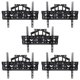 thumbnail image 1 of Kit de Soportes de TV Movible Lucky Owl Negro Resistente Material Reforzado, 1 of 9