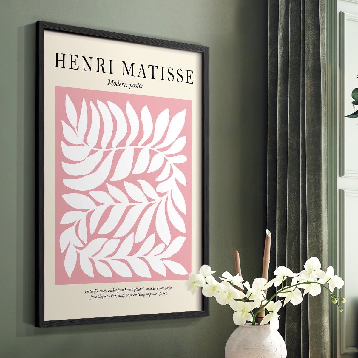 Matisse LXXIV Framed Print - Solid Wood